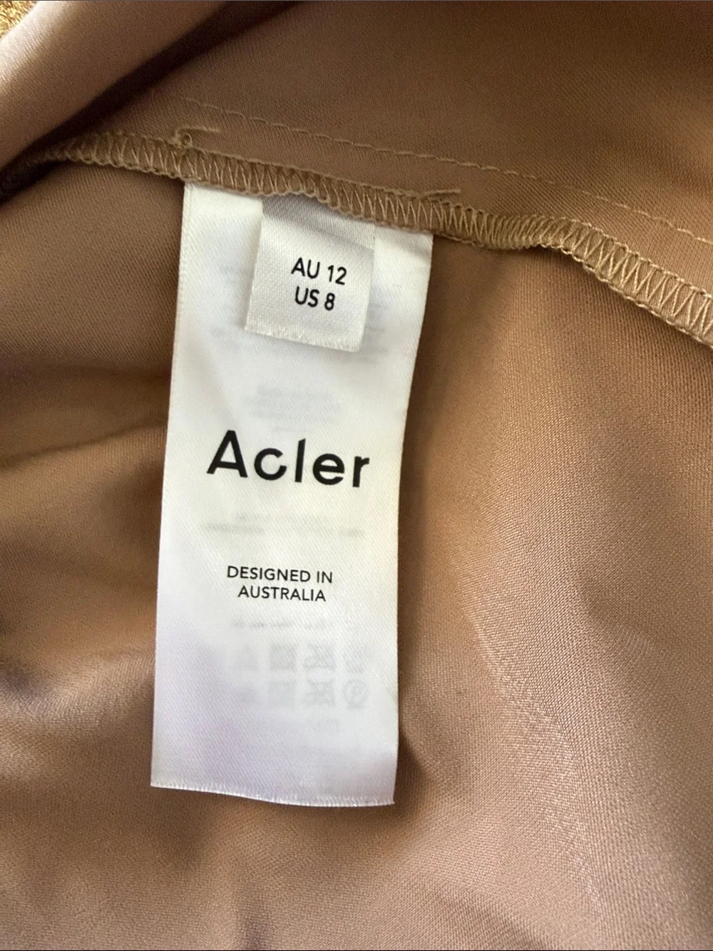 Acler Fintry Maxi Gold Dress - Picture 7 of 9